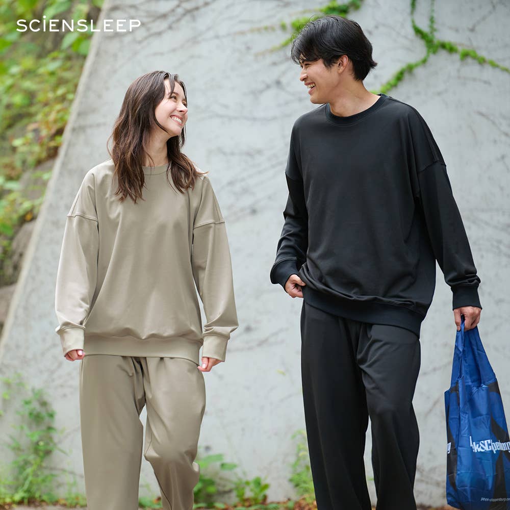 【SCiENSLEEP】スウェット裏毛 上下セット(男女兼用)【送料無料】